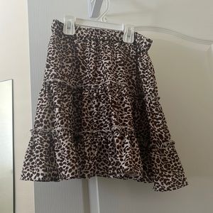 Cheetah skirt